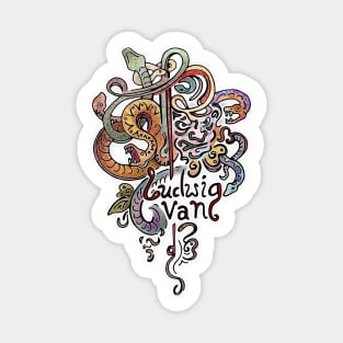 Ludwig Van Beethoven (is a Titan!) Sticker